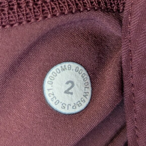 Lululemon Dance Studio Jogger Size 2 Color *Deep Rouge - Picture 5 of 10
